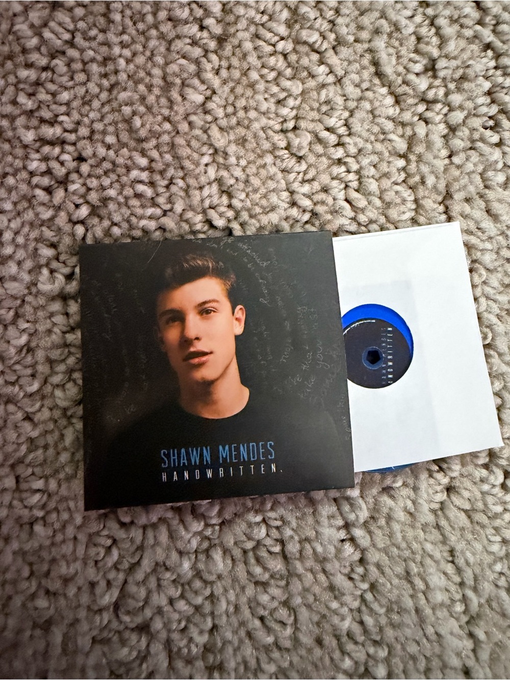 Mini Brands Really Works Vinyl Shawn Mendes Handwritten Blue Record Series 1